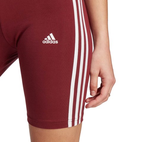 Spodenki damskie adidas Essentials 3-Stripes czerwone IM2846 Spodenki damskie adidas Essentials 3-Stripes czerwone IM2846
