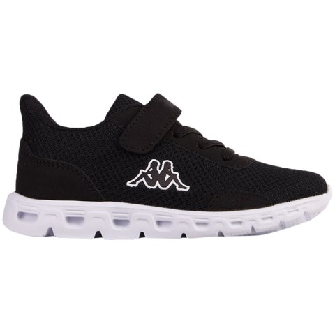 Buty dla dzieci Kappa Getup K czarno-białe 261031K 1110 Buty dla dzieci Kappa Getup K czarno-białe 261031K 1110