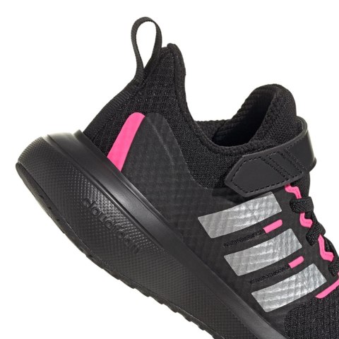 Buty dla dzieci adidas FortaRun 2.0 EL K czarno-różowe IG0418 Buty dla dzieci adidas FortaRun 2.0 EL K czarno-różowe IG0418