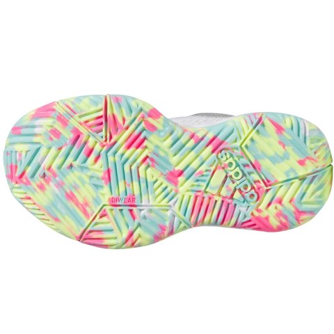 Buty dla dzieci adidas Ownthegame 2.0 biało-niebieskie IF2696 Buty dla dzieci adidas Ownthegame 2.0 biało-niebieskie IF2696