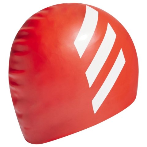 Czepek pływacki dla dzieci adidas 3-Stripes Silicone pomarańczowy HE5081 Czepek pływacki dla dzieci adidas 3-Stripes Silicone pomarańczowy HE5081