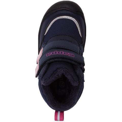 Buty dla dzieci Kappa Flake Tex granatowo-różowe 280021M 6722 Buty dla dzieci Kappa Flake Tex granatowo-różowe 280021M 6722