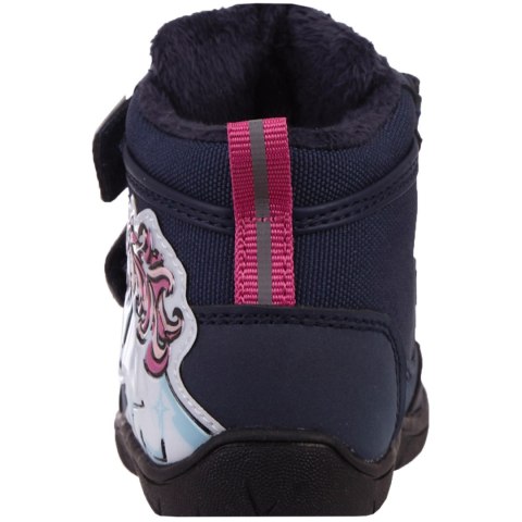 Buty dla dzieci Kappa Flake Tex granatowo-różowe 280021M 6722 Buty dla dzieci Kappa Flake Tex granatowo-różowe 280021M 6722