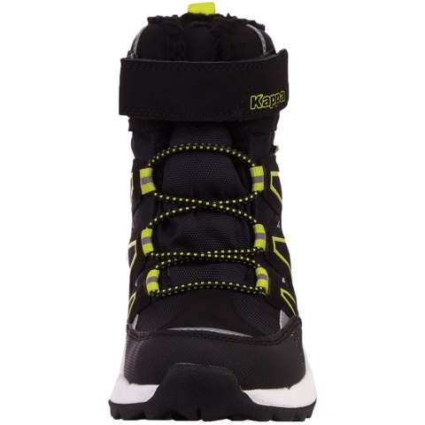 Buty dla dzieci Kappa Floki Tex czarno-limonkowe 260975K 1133 Buty dla dzieci Kappa Floki Tex czarno-limonkowe 260975K 1133