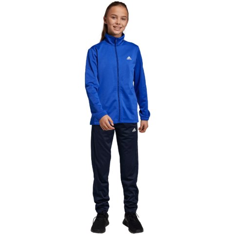 Dres dla dzieci adidas Essentials Big Logo Track Suit niebiesko-czarny HR6408 Dres dla dzieci adidas Essentials Big Logo Track Suit niebiesko-czarny HR6408