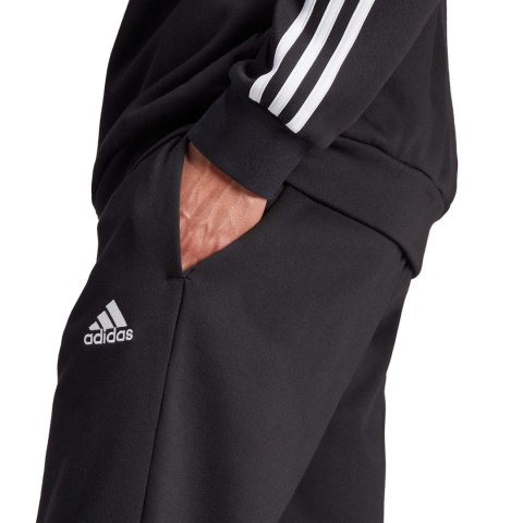 Dres męski adidas Basic 3-Stripes Fleece czarny IJ6067 Dres męski adidas Basic 3-Stripes Fleece czarny IJ6067