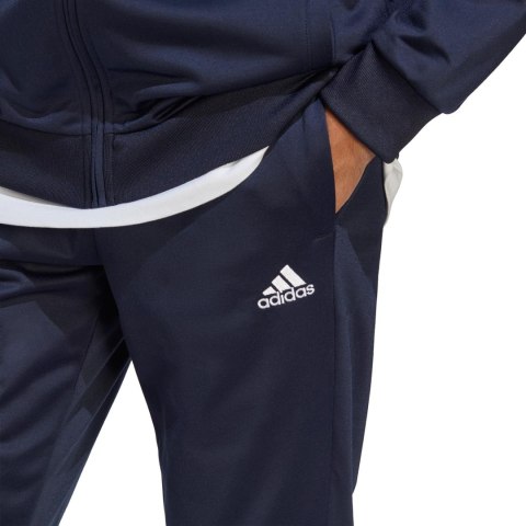 Dres męski adidas Linear Logo Tricot Track Suit granatowy HZ2219 Dres męski adidas Linear Logo Tricot Track Suit granatowy HZ2219