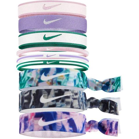 Gumki do włosów Nike Mixed 9 szt. N0003537510OS Gumki do włosów Nike Mixed 9 szt. N0003537510OS