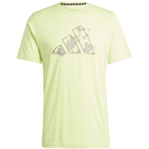 Koszulka męska adidas Trail Essentials Seasonal Training Graphic limonkowa IJ9602 Koszulka męska adidas Trail Essentials Seasonal Training Graphic limonkowa IJ9602