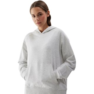 Bluza damska 4F F0955 chłodny jasny szary melanż 4FWSS24TSWSF0955 27M