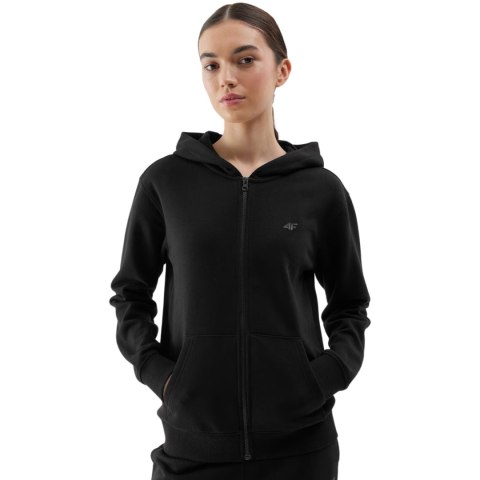 Bluza damska 4F F0956 głęboka czerń 4FWSS24TSWSF0956 20S Bluza damska 4F F0956 głęboka czerń 4FWSS24TSWSF0956 20S