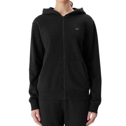 Bluza damska 4F F0956 głęboka czerń 4FWSS24TSWSF0956 20S Bluza damska 4F F0956 głęboka czerń 4FWSS24TSWSF0956 20S