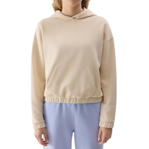 Bluza damska 4F F1057 kremowa 4FWSS24TSWSF1057 12S Bluza damska 4F F1057 kremowa 4FWSS24TSWSF1057 12S