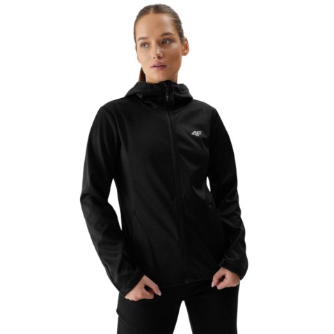 Kurtka damska softshell 4F F215 głęboka czerń 4FWSS24TSOFF215 20S Kurtka damska softshell 4F F215 głęboka czerń 4FWSS24TSOFF215 20S