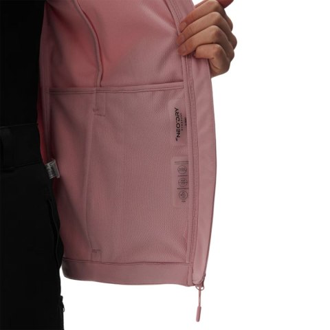 Kurtka damska softshell 4F F215 jasny róż 4FWSS24TSOFF215 56S