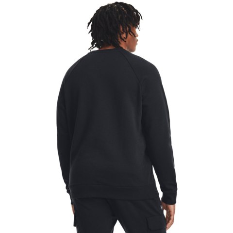 Bluza męska Under Armour Rival Fleece Crew czarna 1379755 001 Bluza męska Under Armour Rival Fleece Crew czarna 1379755 001
