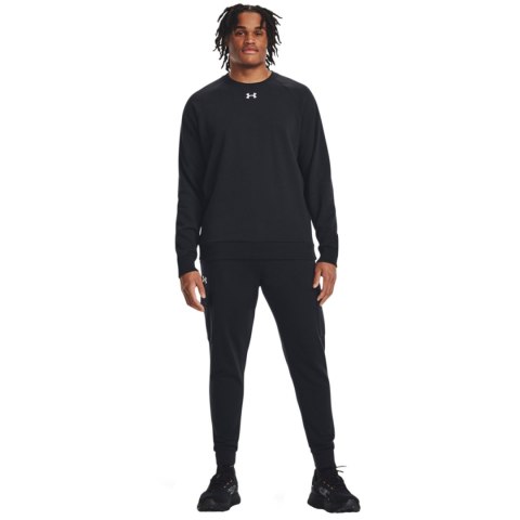 Bluza męska Under Armour Rival Fleece Crew czarna 1379755 001 Bluza męska Under Armour Rival Fleece Crew czarna 1379755 001