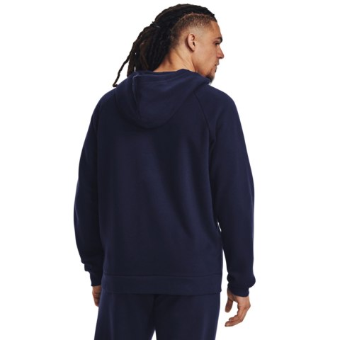 Bluza męska Under Armour Rival Fleece FZ Hoodie granatowa 1379767 410 Bluza męska Under Armour Rival Fleece FZ Hoodie granatowa 1379767 410