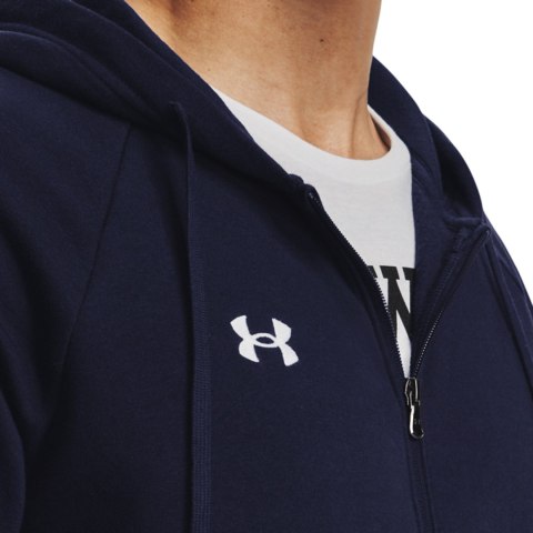 Bluza męska Under Armour Rival Fleece FZ Hoodie granatowa 1379767 410 Bluza męska Under Armour Rival Fleece FZ Hoodie granatowa 1379767 410