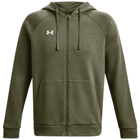 Bluza męska Under Armour Rival Fleece FZ Hoodie khaki 1379767 390 Bluza męska Under Armour Rival Fleece FZ Hoodie khaki 1379767 390