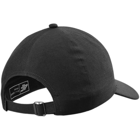 Czapka z daszkiem 4F U268 głęboka czerń 4FWSS24ACABU268 20S Czapka z daszkiem 4F U268 głęboka czerń 4FWSS24ACABU268 20S