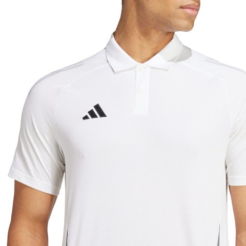 Koszulka męska adidas Tiro 24 Competition Polo biała IR7565 Koszulka męska adidas Tiro 24 Competition Polo biała IR7565