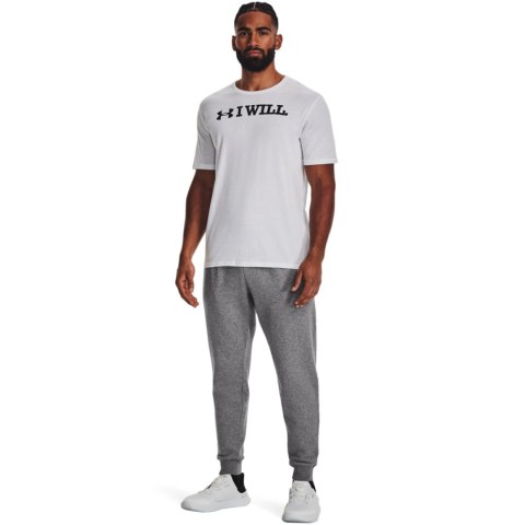 Spodnie męskie Under Armour Rival Fleece Joggers szare 1379774 025 Spodnie męskie Under Armour Rival Fleece Joggers szare 1379774 025