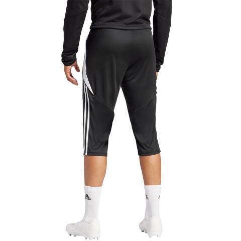 Spodnie męskie adidas Tiro 24 3/4 czarne IJ7671 Spodnie męskie adidas Tiro 24 3/4 czarne IJ7671