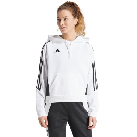 Bluza damska adidas Tiro 24 Hooded biała IR7508 Bluza damska adidas Tiro 24 Hooded biała IR7508