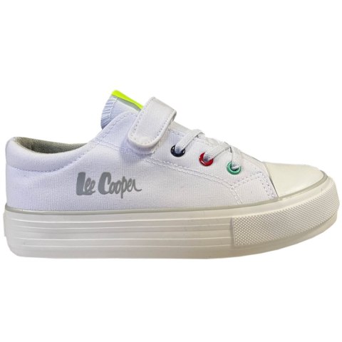 Buty dla dzieci Lee Cooper białe LCW-24-31-2272K Buty dla dzieci Lee Cooper białe LCW-24-31-2272K