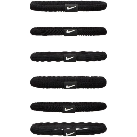 Gumki do włosów Nike Flex 6 szt. czarne N1009194091OS Gumki do włosów Nike Flex 6 szt. czarne N1009194091OS