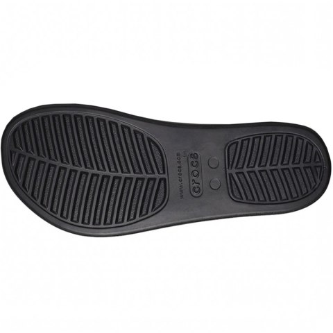 Klapki damskie Crocs Brooklyn Flip czarne 208727 001