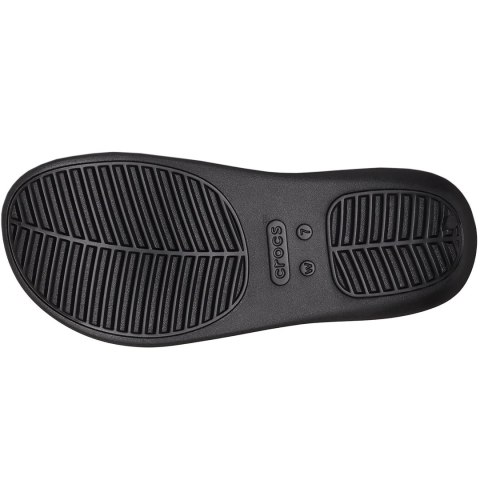 Klapki damskie Crocs Getaway Flip czarne 209589 001 Klapki damskie Crocs Getaway Flip czarne 209589 001