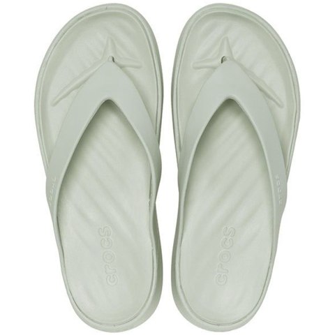 Klapki damskie Crocs Getaway Flip zielone 209589 3VS Klapki damskie Crocs Getaway Flip zielone 209589 3VS
