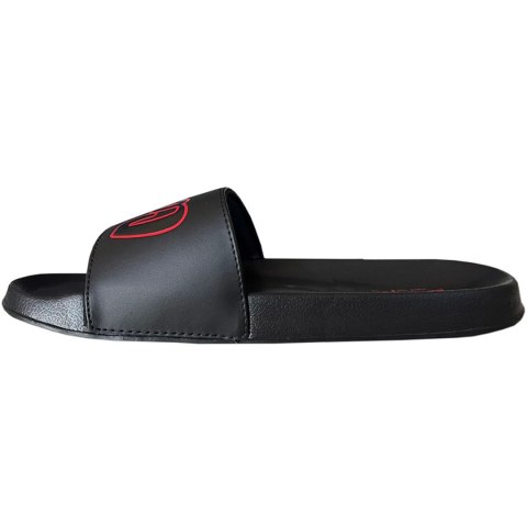 Klapki męskie Lee Cooper czarno-czerwone LCW-24-42-2484MC Klapki męskie Lee Cooper czarno-czerwone LCW-24-42-2484MC