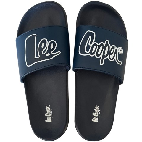 Klapki męskie Lee Cooper granatowo-białe LCW-24-42-2481MC Klapki męskie Lee Cooper granatowo-białe LCW-24-42-2481MC