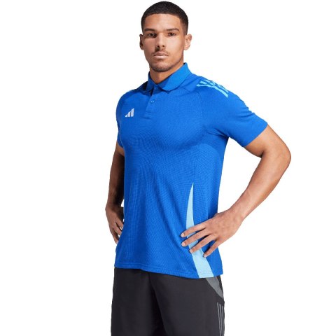 Koszulka męska adidas Tiro 24 Competition Polo niebieska IR7566 Koszulka męska adidas Tiro 24 Competition Polo niebieska IR7566