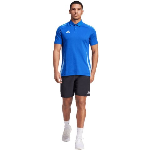 Koszulka męska adidas Tiro 24 Competition Polo niebieska IR7566 Koszulka męska adidas Tiro 24 Competition Polo niebieska IR7566