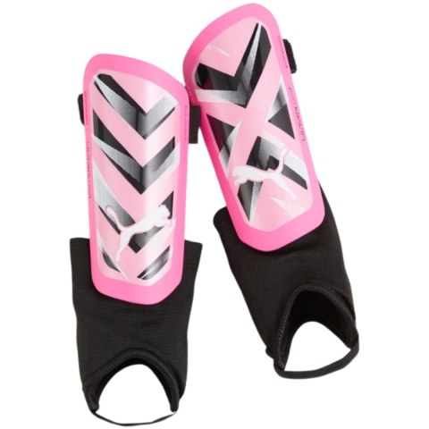Ochraniacze piłkarskie Puma Ultra Light Ankle różowo-białe 30874 08 Ochraniacze piłkarskie Puma Ultra Light Ankle różowo-białe 30874 08