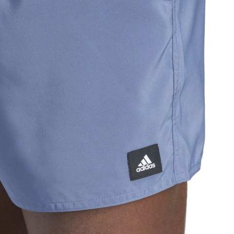 Spodenki kąpielowe męskie adidas Solid CLX Short-Length niebieskie IR6221
