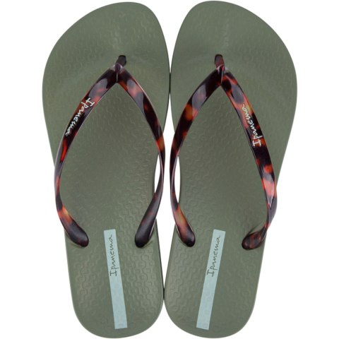 Klapki damskie Ipanema Anat khaki 83475-AJ405 Klapki damskie Ipanema Anat khaki 83475-AJ405
