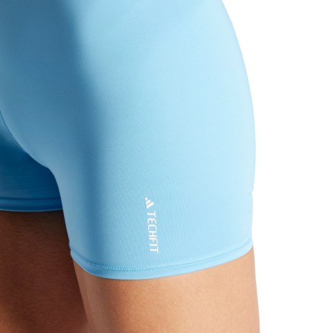 Spodenki damskie adidas Techfit błękitne IU1858 Spodenki damskie adidas Techfit błękitne IU1858