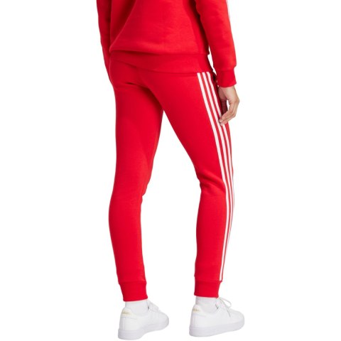 Spodnie damskie adidas Essentials 3-Stripes Fleece czerwone IY1719 Spodnie damskie adidas Essentials 3-Stripes Fleece czerwone IY1719