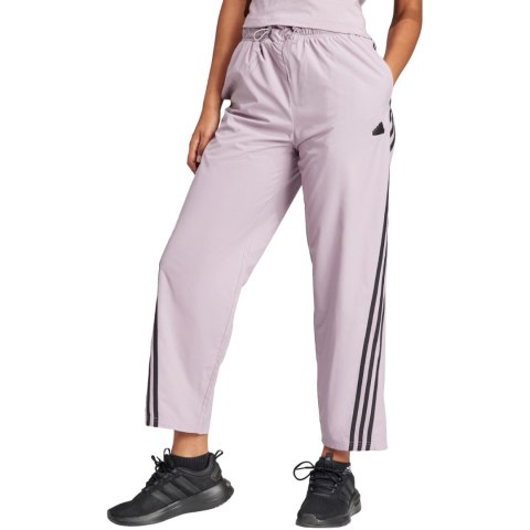 Spodnie damskie adidas Future Icons Three Stripes Woven różowe IS3655 Spodnie damskie adidas Future Icons Three Stripes Woven różowe IS3655