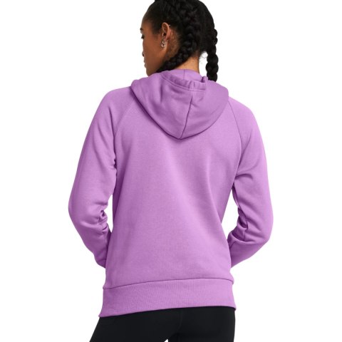Bluza damska Under Armour Rival Fleece Hoodie fioletowa 1379500 560 Bluza damska Under Armour Rival Fleece Hoodie fioletowa 1379500 560