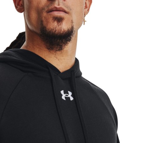 Bluza męska Under Armour Rival Fleece Hoodie czarna 1379757 001 Bluza męska Under Armour Rival Fleece Hoodie czarna 1379757 001