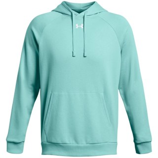 Bluza męska Under Armour Rival Fleece Hoodie miętowa 1379757 482