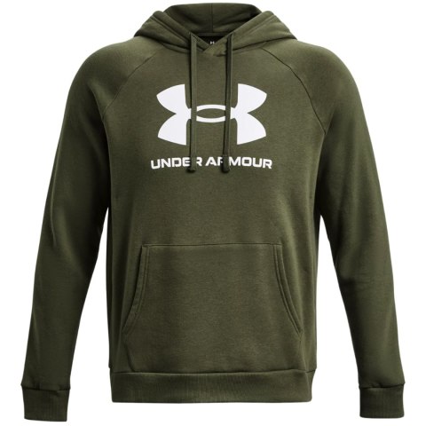 Bluza męska Under Armour Rival Fleece Logo HD oliwkowa 1379758 390 Bluza męska Under Armour Rival Fleece Logo HD oliwkowa 1379758 390