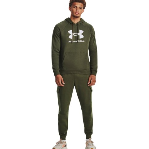 Bluza męska Under Armour Rival Fleece Logo HD oliwkowa 1379758 390 Bluza męska Under Armour Rival Fleece Logo HD oliwkowa 1379758 390