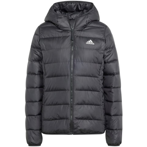 Kurtka damska adidas Essentials Light Down Hooded czarna HZ5724 Kurtka damska adidas Essentials Light Down Hooded czarna HZ5724